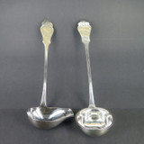 Vintage Koch & Bergfeld, Bremen Germany 90 Silverplate Ladles Monogrammed TH