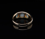 Antique Handmade Qld Opal & Rose Cut Diamond 22ct Gold Ring Val $4820