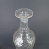 Antique Cut Glass Decanter With Stopper
