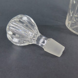 Antique Cut Glass Decanter With Stopper