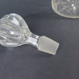 Antique Cut Glass Decanter With Stopper