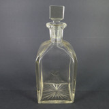 19th C Georgian Heavy Set Glass Decanter