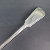 Huge Silverplate Fiddle Pattern Serving Spoon by Israel Freeman & Son Sheffield