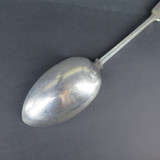 Huge Silverplate Fiddle Pattern Serving Spoon by Israel Freeman & Son Sheffield