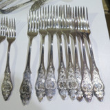 Large Vintage Koch & Bergfeld, Bremen Germany 90 Silverplate Cutlery Service