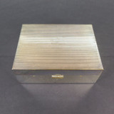 Vintage Bulova Fifth Ave Watch Display Box WIth Chrome Exterior