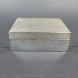 Vintage Bulova Fifth Ave Watch Display Box WIth Chrome Exterior