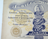 RARE RNA EKKA 1909 Jubilee Souvenir Large Certificate No. 908 (QLD 1859 - 1909)