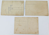 3 x WW1 Real Photo Unused Postcards German Soldiers / Ruins.