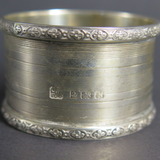 Antique Birmingham Sterling Silver Napkin Ring