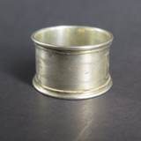 Vintage Silverplate Napkin Ring, Terry