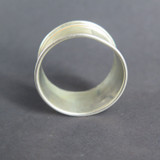 Vintage Silverplate Napkin Ring, Terry