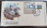 Canada 1985 (1st Issue) & 1986 Duck Stamp FDCs in Folders.