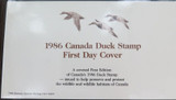 Canada 1985 (1st Issue) & 1986 Duck Stamp FDCs in Folders.