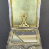 Antique USA Made Sterling Silver Compact & Purse by James E Blake Co