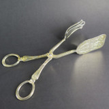 Italian Made Vintage Silverplate Cake / Sandwhich Tongs
