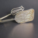 Italian Made Vintage Silverplate Cake / Sandwhich Tongs