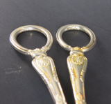 Italian Made Vintage Silverplate Cake / Sandwhich Tongs