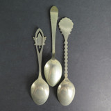 Three Vintage Silverplate Canadian Souvenir Spoons