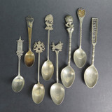 Good Group Lot of Souvenir Spoons from Asian Locations