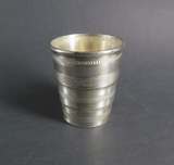 Vintage Rogers & Bro Triple Silverplate Collapsable Travel Cup