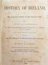 Scarce 1882 “The History of Ireland” by Martin Haverty. McNeil & Coffee, Sydney.