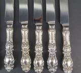 Vintage 57pc Wallace Sterling Silver Cutlery Setting