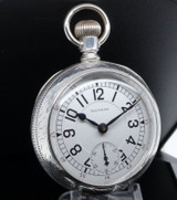 1900 Waltham Appleton Tracy 17J Model 1883 CoinSilver 18s Pocket Watch Rare Dial