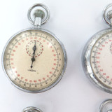 Job Lot Vintage Stopwatches. All Fixers !! 2 Rocar, Lemania, Excelsior.