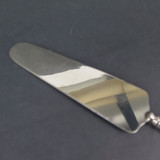 Vintage Mother Of Pearl Handled Cake Lifter With Sterling Silver Collar