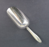 Vintage Floral Sterling Silver Handled Sugar Scuttle