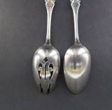 Pair of Vintage Wallace, USA 'Lucerne' Sterling Silver Serving Spoons
