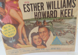 RARE 100% Genuine 1950 Cardboard Movie Poster “Pagan Love Song” Esther Williams