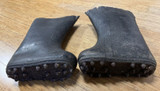 C.1800s Antique Chinese / Korean Rice Paddy Boots as Art Sculpture