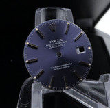 Vintage Rolex Datejust Blue Stick Dial For Ref 16014 #348