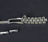 Vintage Breitling Colt 18mm Steel Watch Bracelet 820A Ends