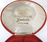 Vintage / Scarce Waltham “Graduate” Ladies Watch Display Box + Original Tag.