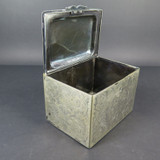 Antique Mid 1800s Elkington & Co Decorative Metal Tea Caddy