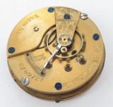 Nice 1889 Elgin 18S 11J Lever Set Mens Pocket Watch Movement & Dial.