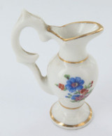 Vintage Miniature Limoges Floral Patten Urn / Jug. Signed to Base.