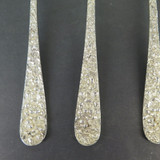 4x Stieff Sterling Silver Dessert Spoons in 'Stieff Rose' Pattern, 269 grams