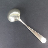 Antique 1910s John W Mealy, Baltimore Sterling Silver Sauce Serving Spoon