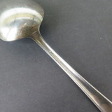 Vintage Sterling Silver Serving Spoon With Floral Handle, 59 grams