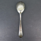 Vintage S. Kirk & Son Sterling Silver Scalloped Spoon With Floral Handle, 35 g