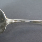 Vintage S. Kirk & Son Sterling Silver Scalloped Spoon With Floral Handle, 85 g