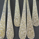 Stieff Sterling Silver Teaspoons in 'Repousse' Pattern, 303 grams (#2)