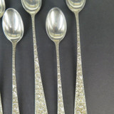 Set of 8 Stieff Sterling Silver Parfait Spoons in 'Stieff Rose' Pattern, 293g #2