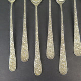 Set of 8 Stieff Sterling Silver Parfait Spoons in 'Stieff Rose' Pattern, 293g #2