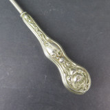 Antique Sterling Silver Handled Button Hook Tool, 89g