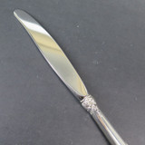 Vintage Wallace 'Grand Baroque' Sterling Silver Handled Dinner Knife